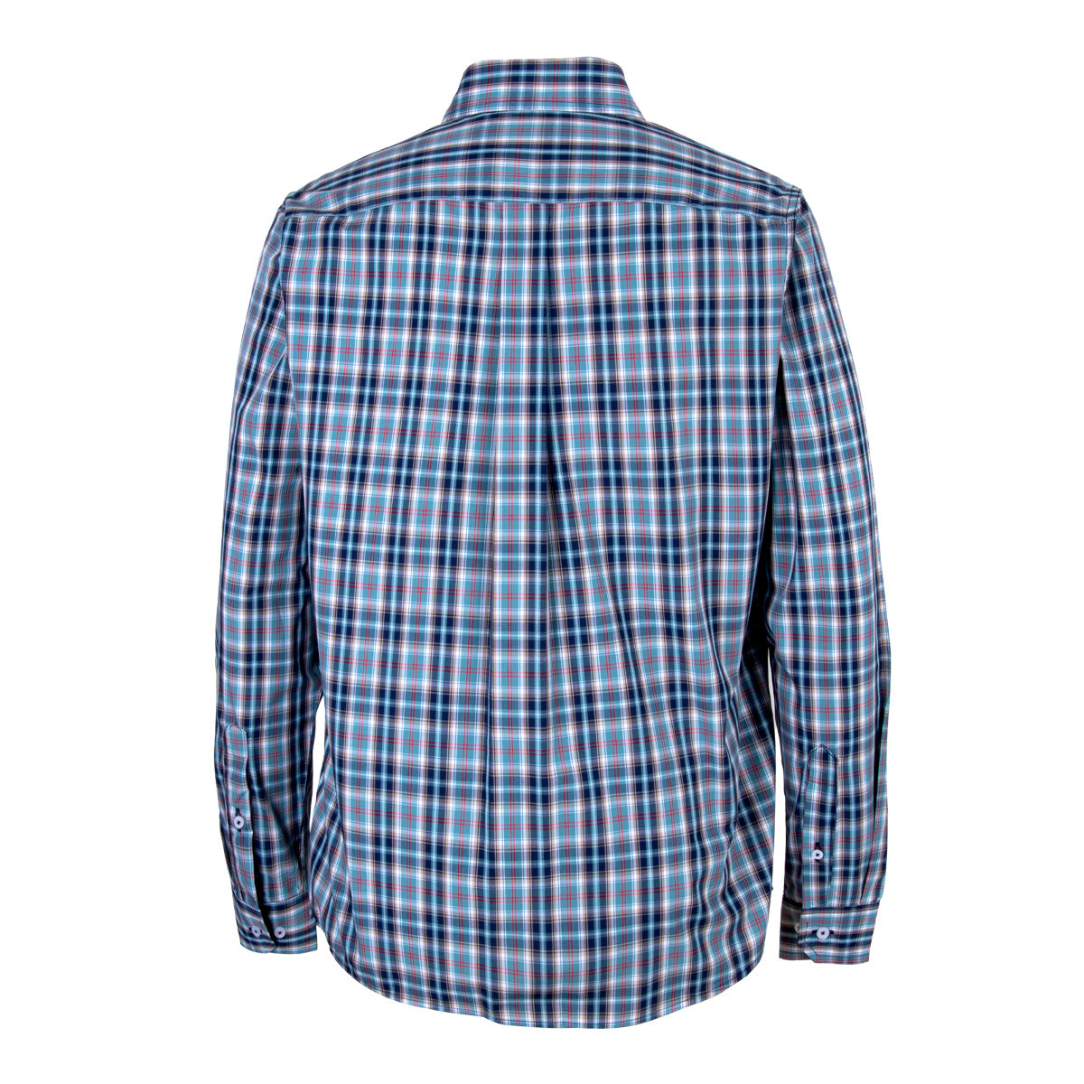 Camisa Cuadro Grande Bambú Marino