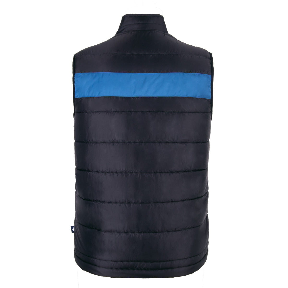 Chaleco Puffer Franja Negro