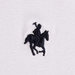 Polo Viscosa Cuello Tricolor Blanco Verde