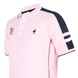 Polo Laterales Bordada Rosa Palo
