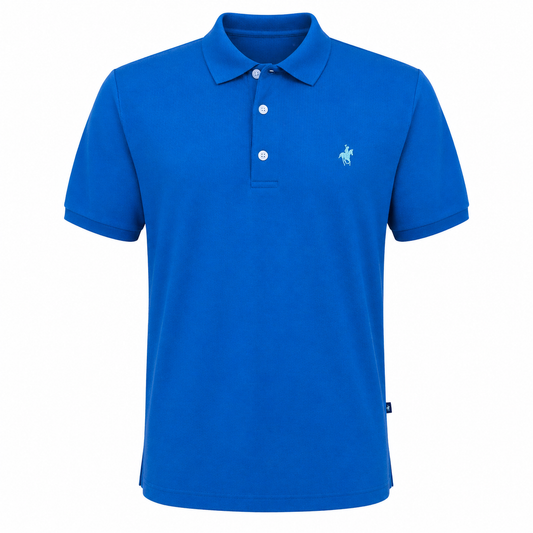 Polo Essentials Azul Ibiza