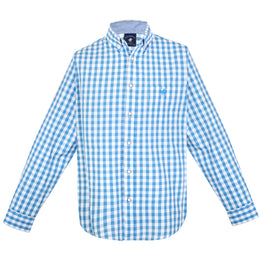 Camisa Cuadro Mediano Azul