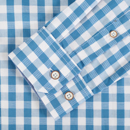 Camisa Cuadro Mediano Azul