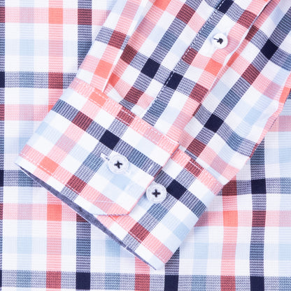 Camisa Rayas Naranja
