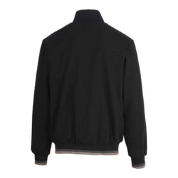 Chamarra Doble Vista Franjas Negro/Oxford