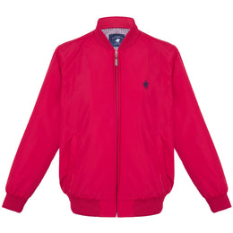 Chamarra Ligera Casual Rojo