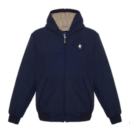 Chamarra Bomber Canguro Azul Marino