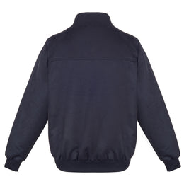 Chamarra Doble Vista Suede Negro/Topo