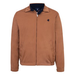 Chamarra Poly Cotton Cintura Elástica Camello