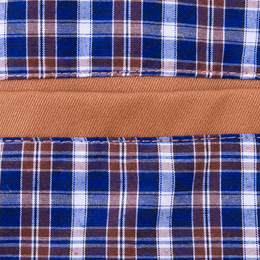 Chamarra Poly Cotton Cintura Elástica Camello