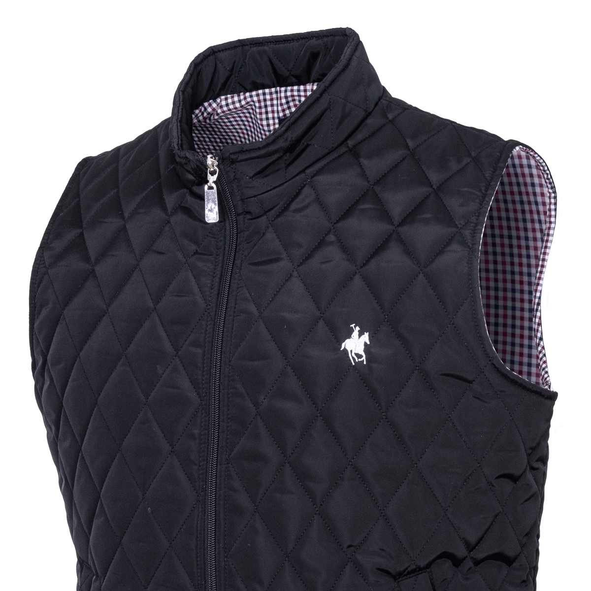Chaleco Rombos Negro