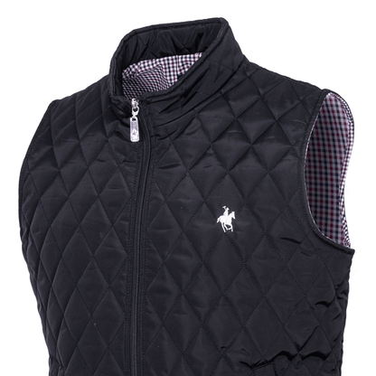 Chaleco Rombos Negro
