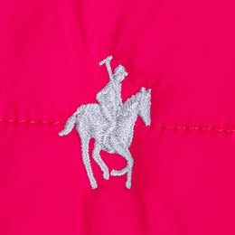 Parka Capitonada Bolsas Cierre Fucsia