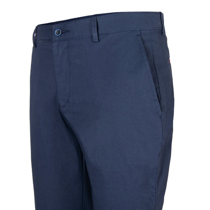 Pantalón Gabardina Print Modern Fit Marino